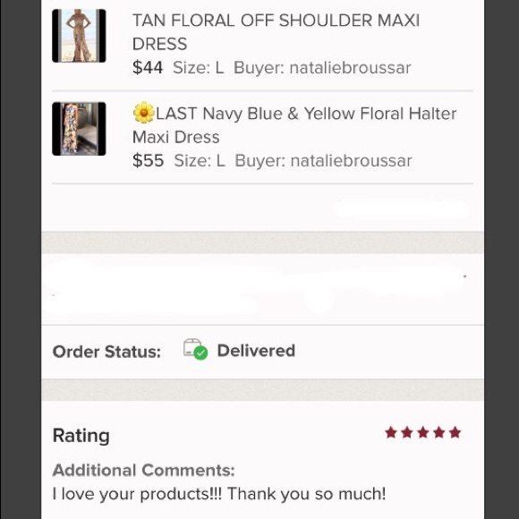 TAN FLORAL OFF SHOULDER MAXI DRESS - Picture 6 of 7